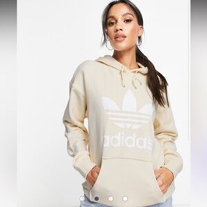 Cream Adidas Hoodie